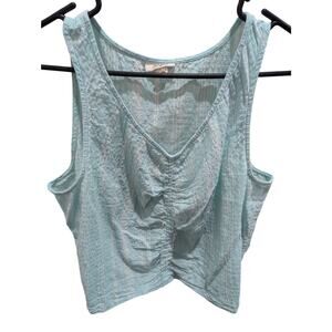 a.n.a. ANA a New Approach Women's Size Large cropped tank top shirt blouse EUC